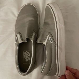 Gray Slip-on Vans